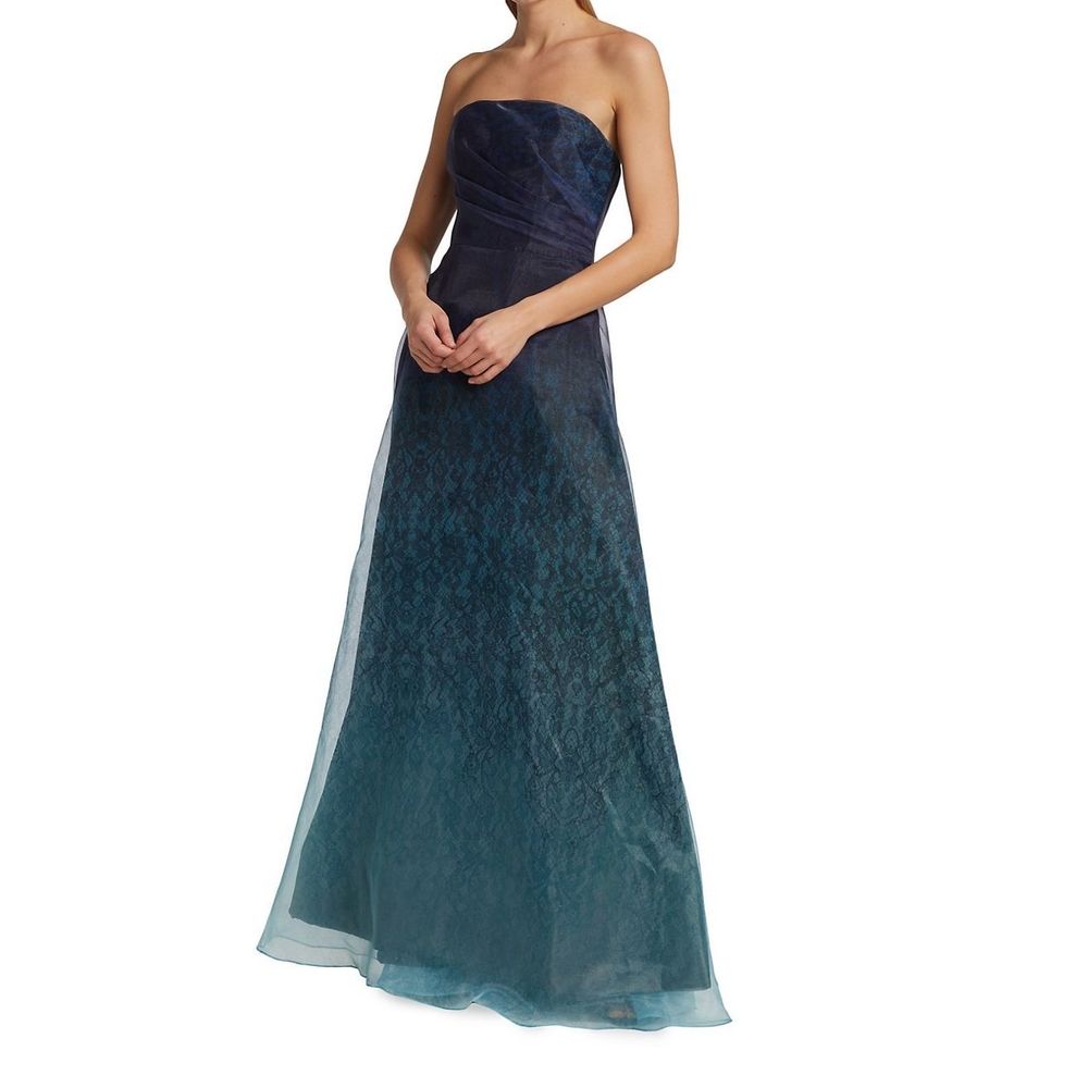 Rene Ruiz Collection Tulle Ombré Gown US 2 $1795